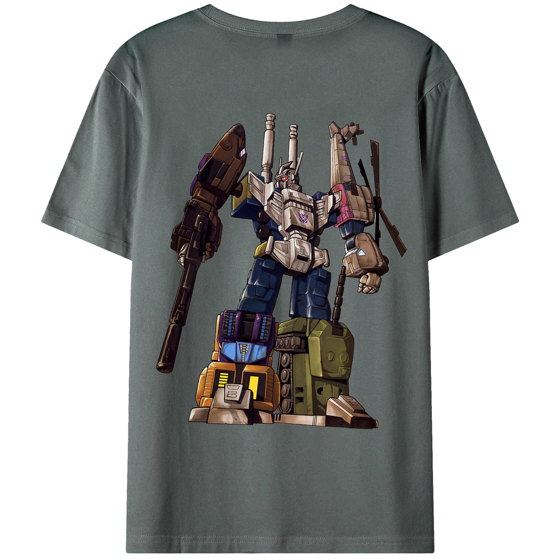 （画像用）  綿100％ メンズ半袖Tシャツ（バックプリント） 通気性